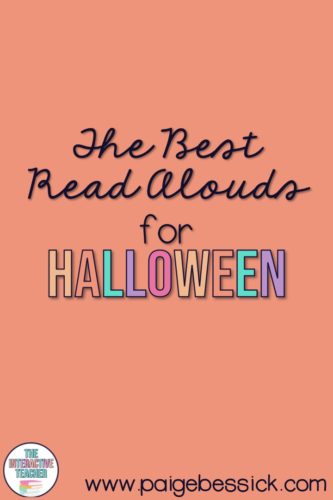 halloween read aloud pin