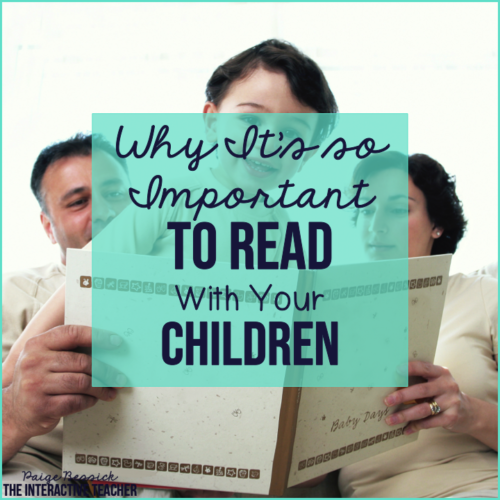 why you should read to your kids
