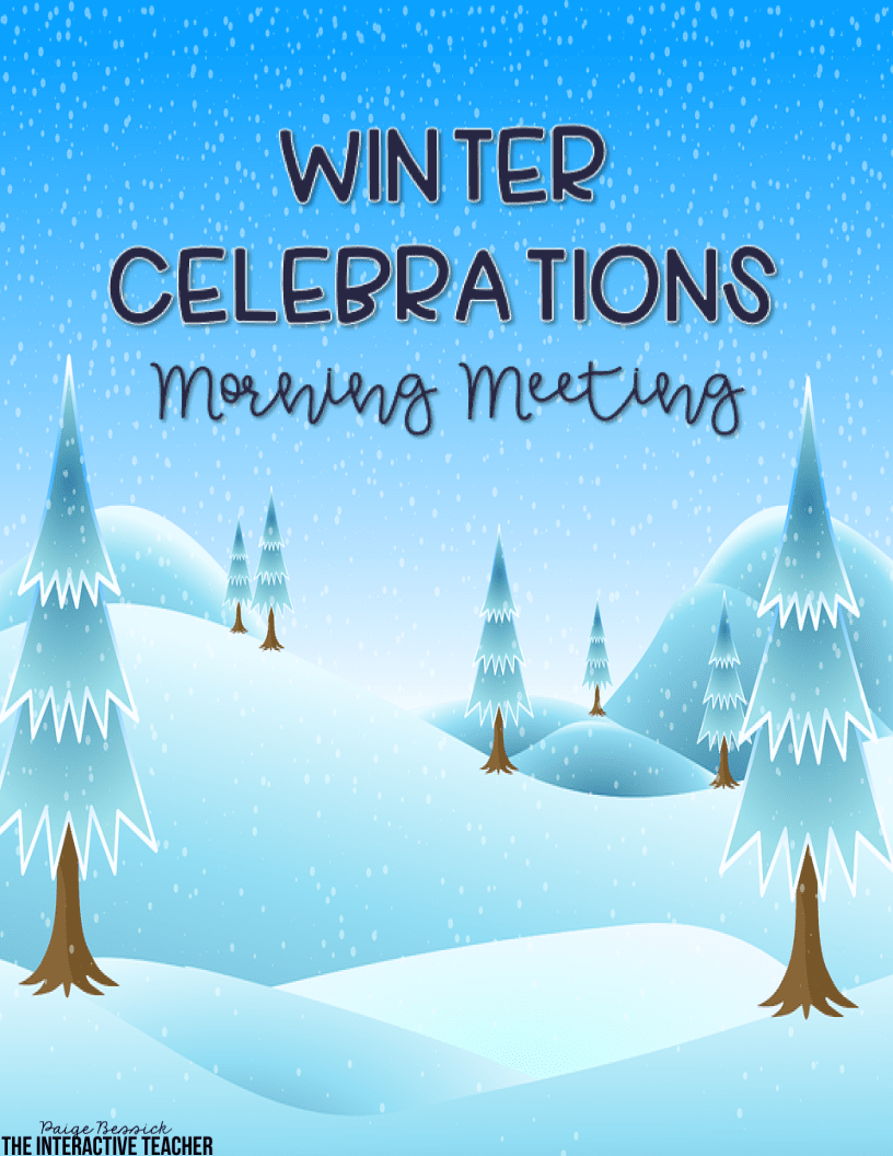 How to Celebrate Winter In Your First Grade Classroom Paige Bessick